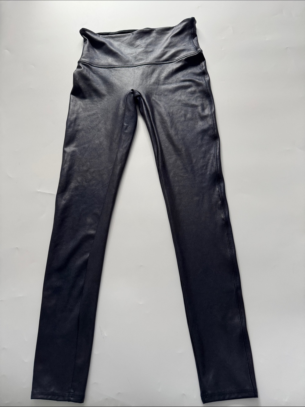 SPANX Black Faux Leather Leggings